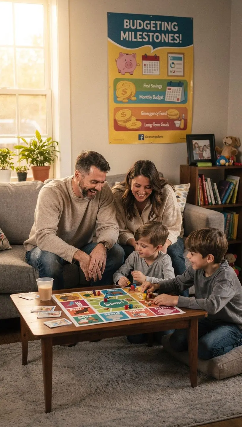 Felnőttek számára készült szórólap, amely a pénzügyi tudatosság növelésére fókuszál.