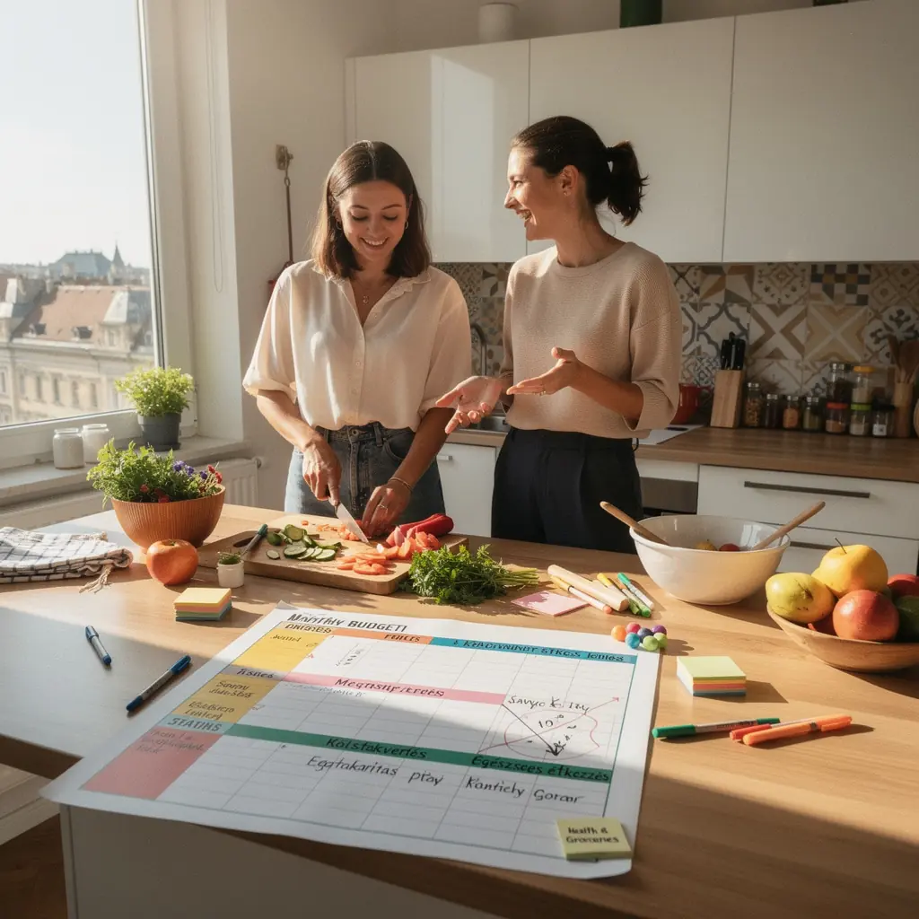 Költségvetési tervező sablon, amely segít a pénzügyi célok elérésében.