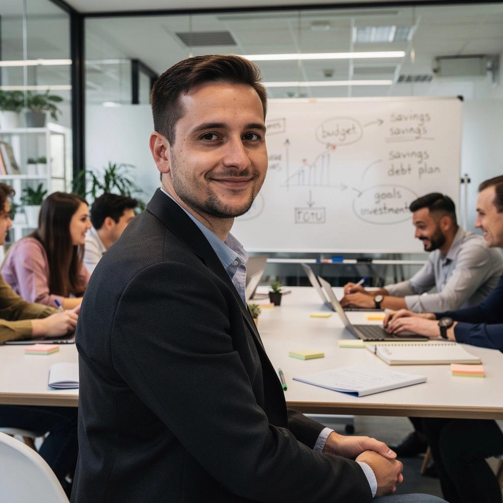 Kép egy lépésről lépésre útmutatóról, amely a pénzügyi célok elérését segíti.